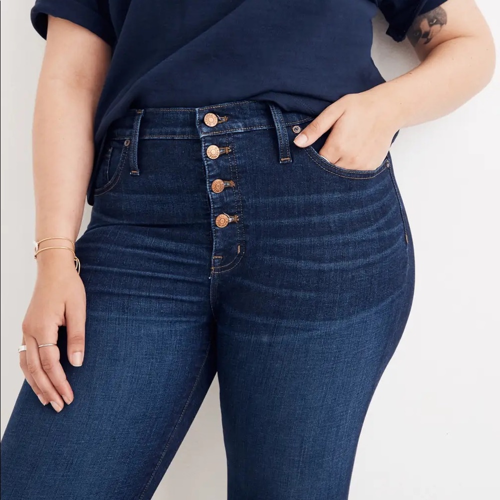 Madewell 9" Mid-Rise Skinny Jeans Hayes Wash